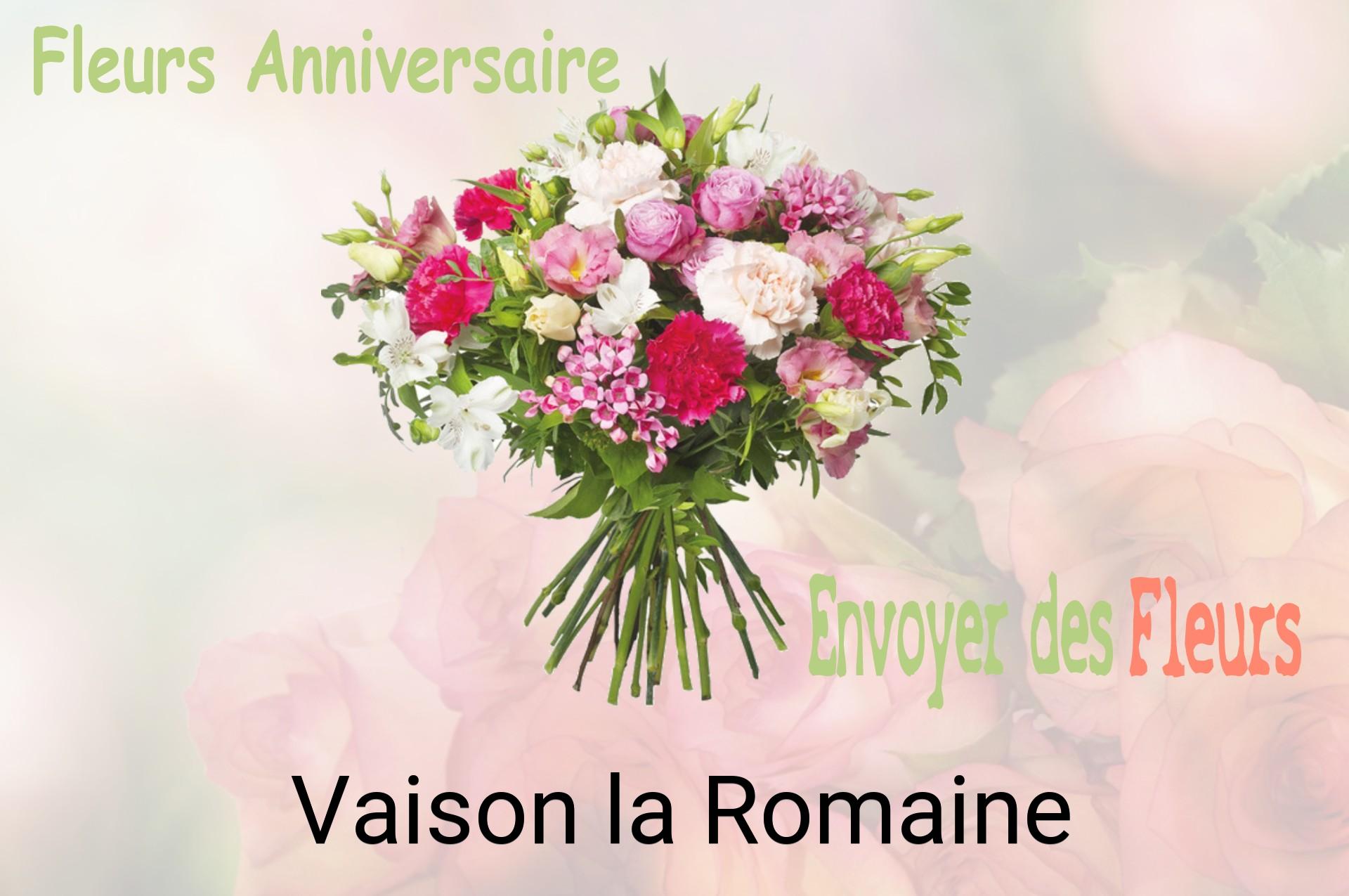 Bouquet de fleurs d’anniversaire livré à Vaison-la-Romaine